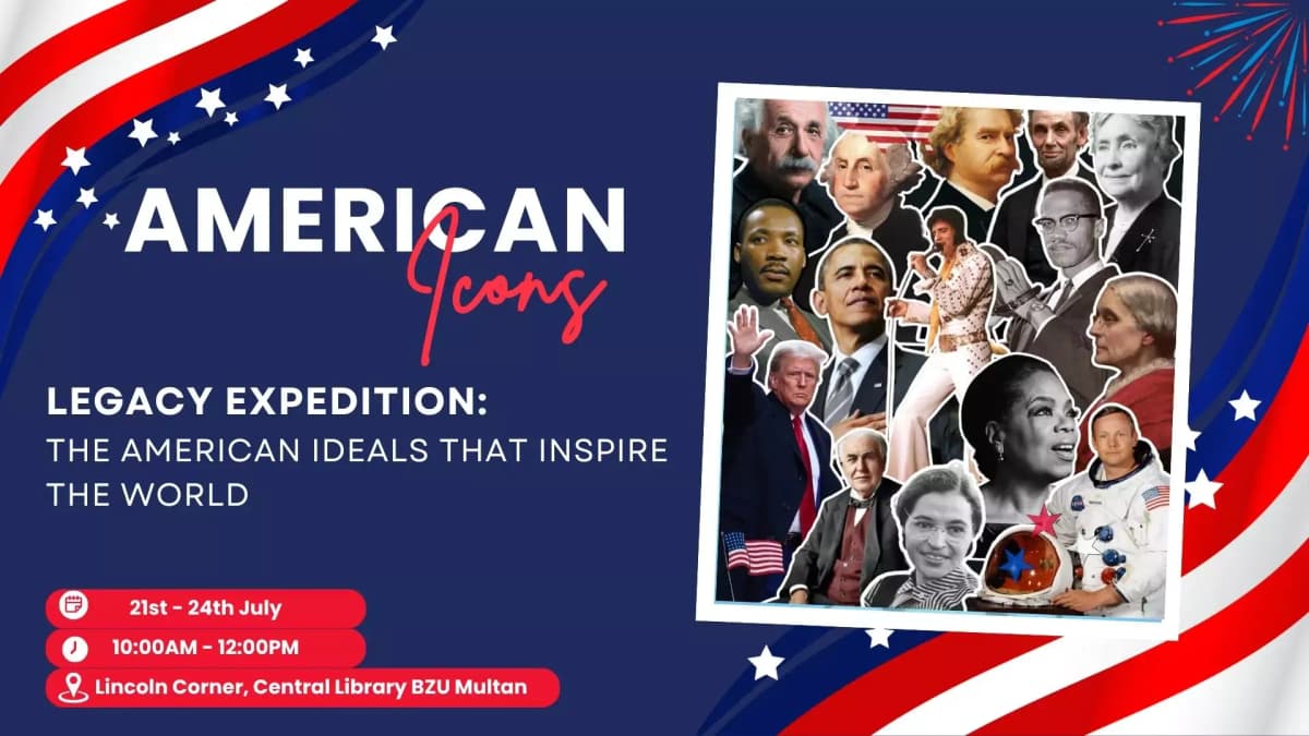 This July at Lincoln Corner Multan, join the journey through the lives of legendary American icons!